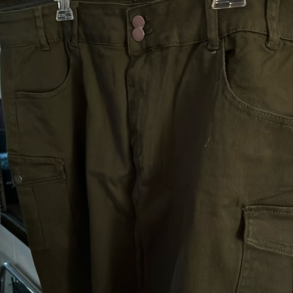 SHEIN skirt denim army green 4xl
